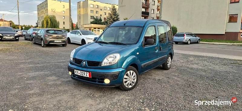 Zielony Używany 2007 Renault Kangoo Minivan | 10 900 zł (Uczciwa cena) - Obraz 1/4