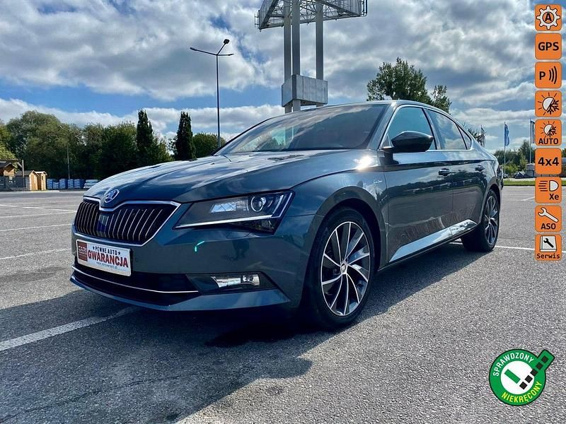 Używany Skoda Superb LAURIN & KLEMENT 190 KM (139 kW) 2016 Grafitowy Sedan/Limuzyna