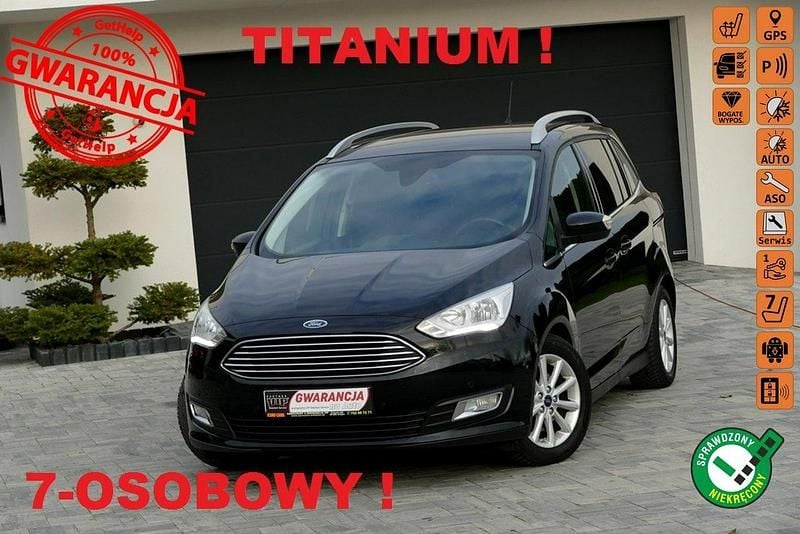 Używany Ford Grand C-Max 125 KM (91 kW) 2015 Czarny Minivan