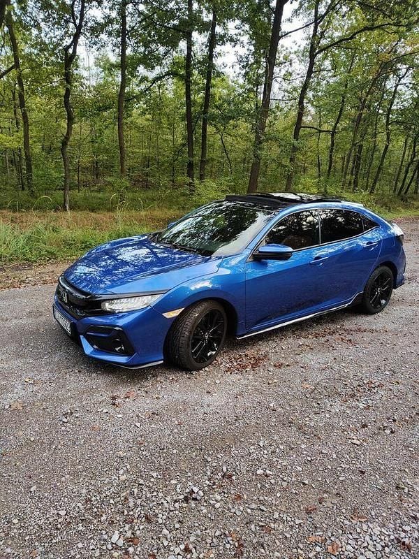 Niebieski Używany 2021 Honda Civic Sport Plus Hatchback | 96 600 zł (Uczciwa cena) - Obraz 1/4