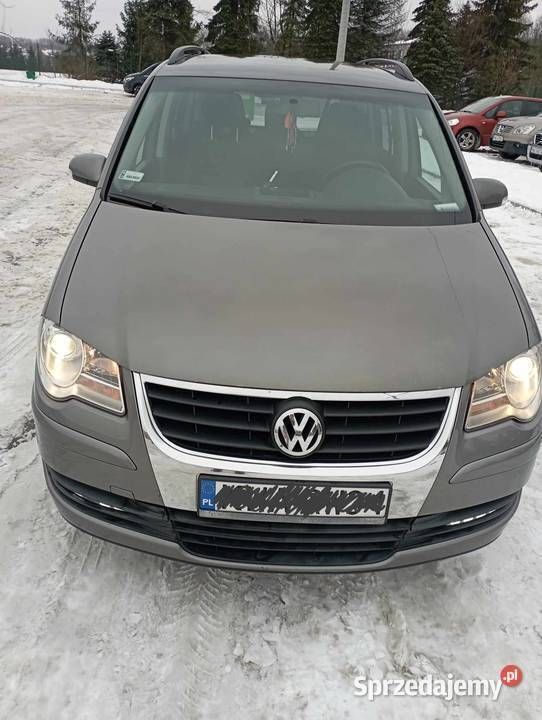 Szary Używany 2007 VW Touran Minivan | 18 500 zł (Dość drogi) - Obraz 1/4