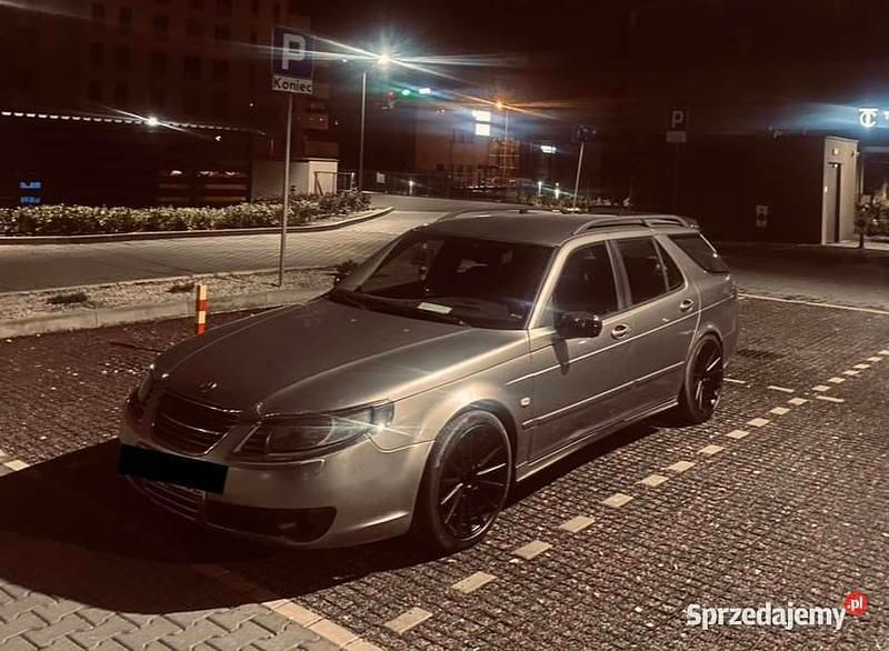 Srebrny Używany 2009 Saab 9-3 Kombi | 31 300 zł - Obraz 1/4