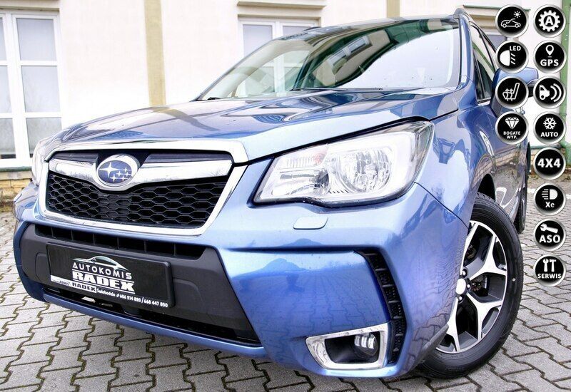 Niebieski Używany 2016 Subaru Forester SUV | 60 900 zł (Super Cena) - Obraz 1/4