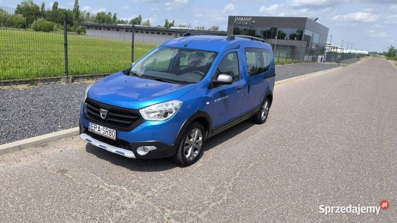 Niebieski (metalik) Używany 2015 Dacia Dokker Stepway Van | 18 000 zł - Obraz 1/4