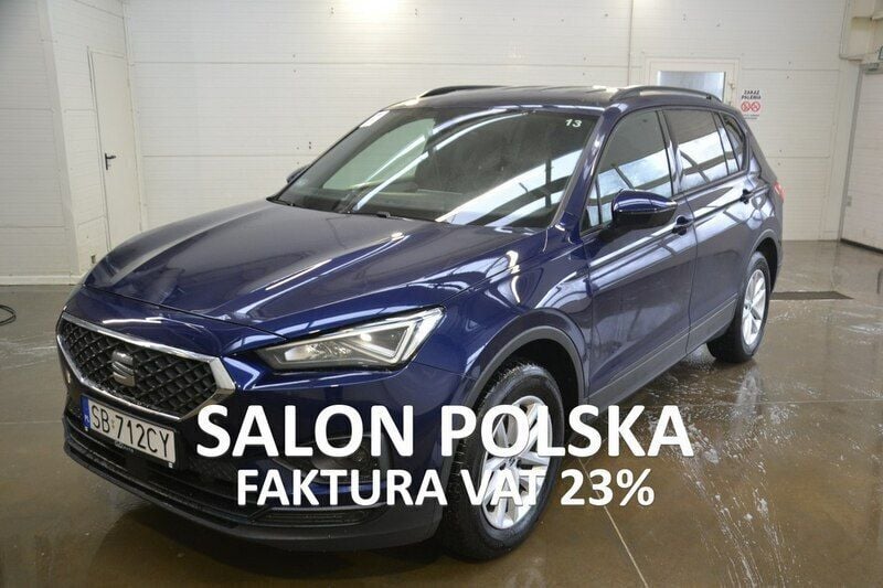 Granatowy Używany 2021 Seat Tarraco SUV | 106 742 zł (Dość drogi) - Obraz 1/4