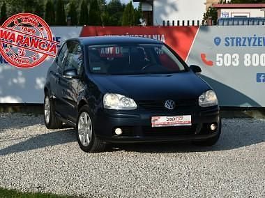 Niebieski ciemny (metalik) Używany 2007 VW Golf V Hatchback | 9900 zł (Uczciwa cena) - Obraz 1/4