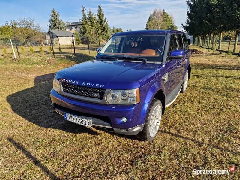 Niebieski Używany 2010 Land Rover Range Rover Sport SUV | 65 000 zł (Drogi) - Obraz 1/4