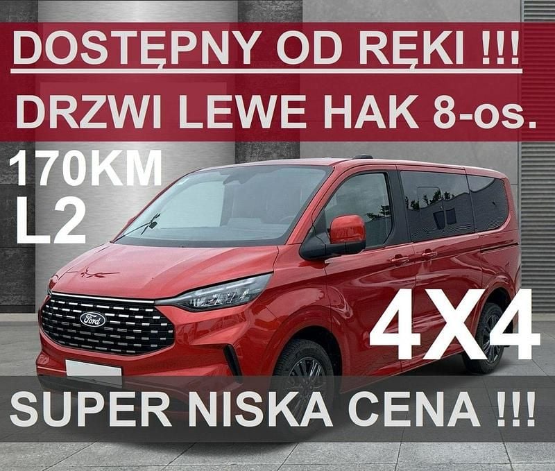 Czerwony (metalik) Używany 2024 Ford Tourneo Minivan | 277 500 zł (Uczciwa cena) - Obraz 1/4