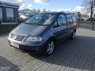 Szary Używany 2009 VW Sharan Highline Minivan | 24 900 zł (Drogi) - Obraz 1/4