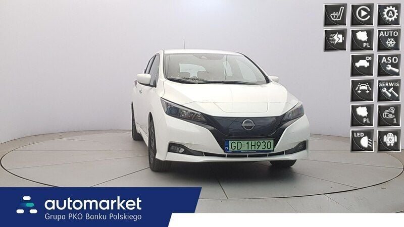Biały Używany 2022 Nissan Leaf Hatchback | 75 850 zł (Uczciwa cena) - Obraz 1/4