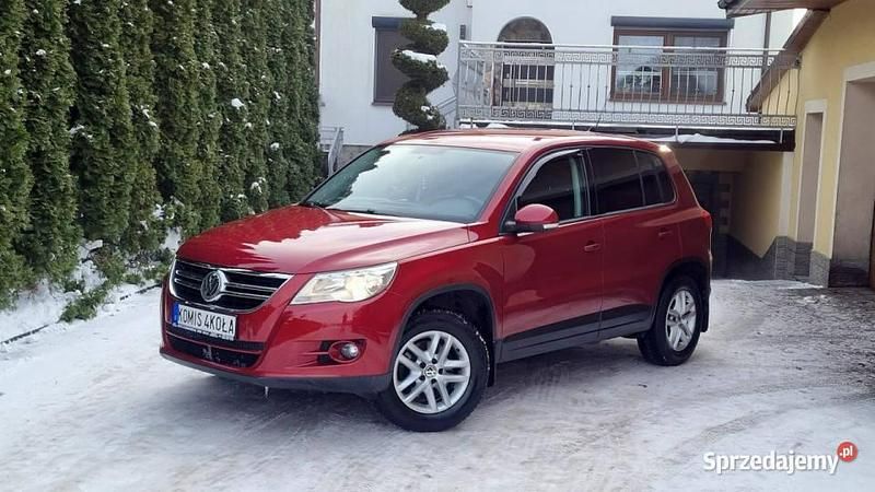 Używany VW Tiguan 170 KM (125 kW) 2009 Bordowy (metalik) SUV
