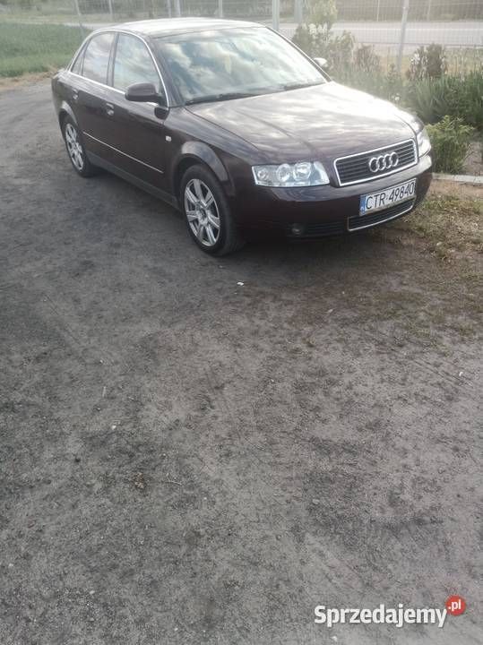 Bordowy Używany 2001 Audi A4 Sedan/Limuzyna | 7800 zł (Uczciwa cena) - Obraz 1/4