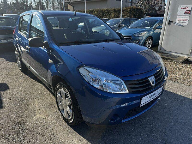 Niebieski Używany 2009 Dacia Sandero Hatchback | 12 900 zł - Obraz 1/4