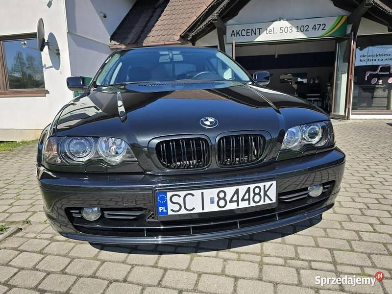 Czarny Używany 2000 BMW 323 Sport Line Coupe | 29 900 zł - Obraz 1/4