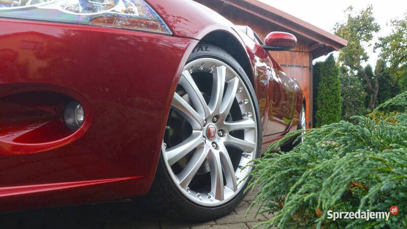 Wiśniowy Używany 2007 Jaguar XK Coupe | 92 500 zł - Obraz 1/4