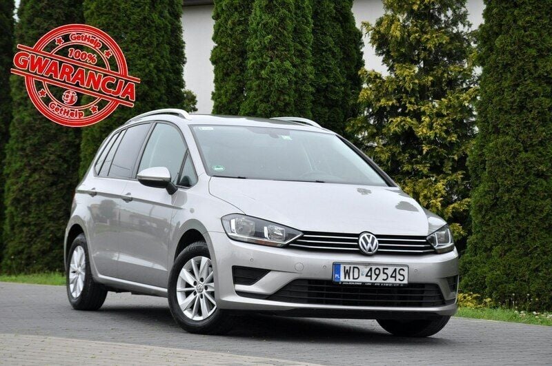 Szary Używany 2015 VW Golf Sportsvan Minivan | 35 900 zł (Super Cena) - Obraz 1/4