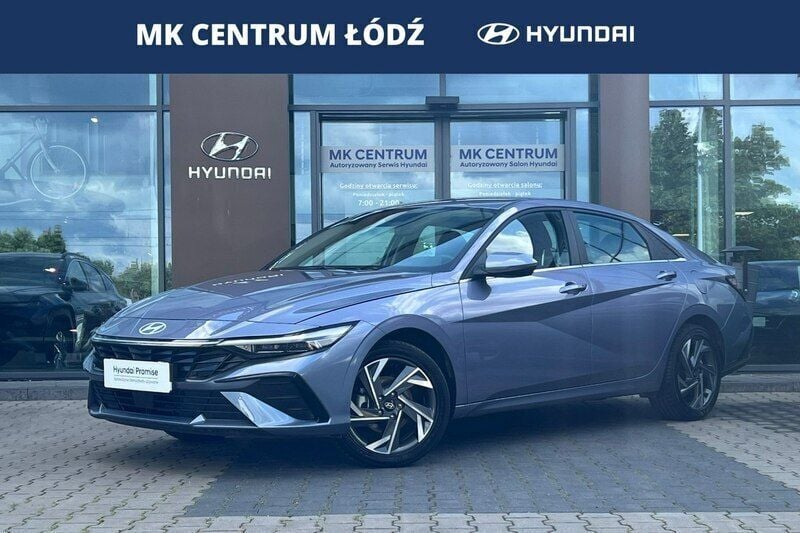 Niebieski Używany 2024 Hyundai Elantra Sedan/Limuzyna | 94 900 zł (Uczciwa cena) - Obraz 1/4