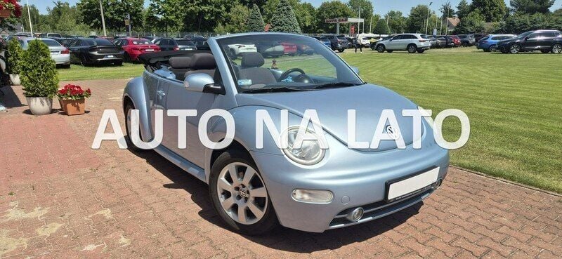 Niebieski Używany 2006 VW Beetle Kabriolet | 17 500 zł - Obraz 1/4