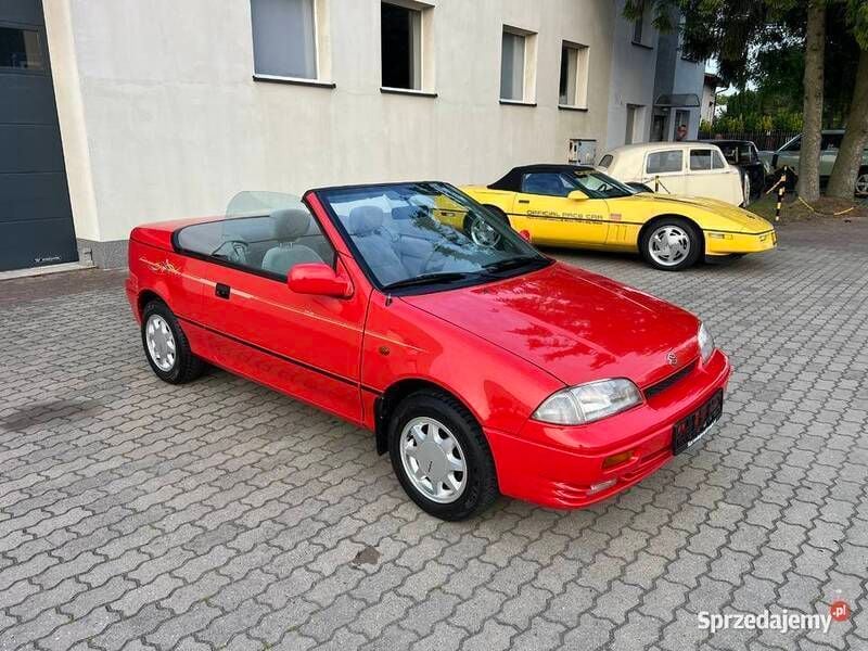 Czerwony Używany 1993 Suzuki Swift Kabriolet | 14 900 zł - Obraz 1/4