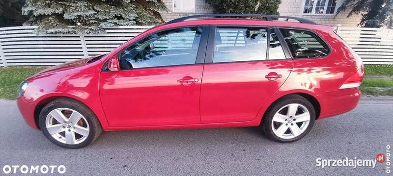 Czerwony Używany 2010 VW Golf Plus Cross Comfortline Minivan | 21 900 zł (Super Cena) - Obraz 1/4