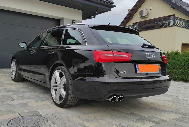 Czarny Używany 2012 Audi A6 Kombi | 36 800 zł (Uczciwa cena) - Obraz 1/4