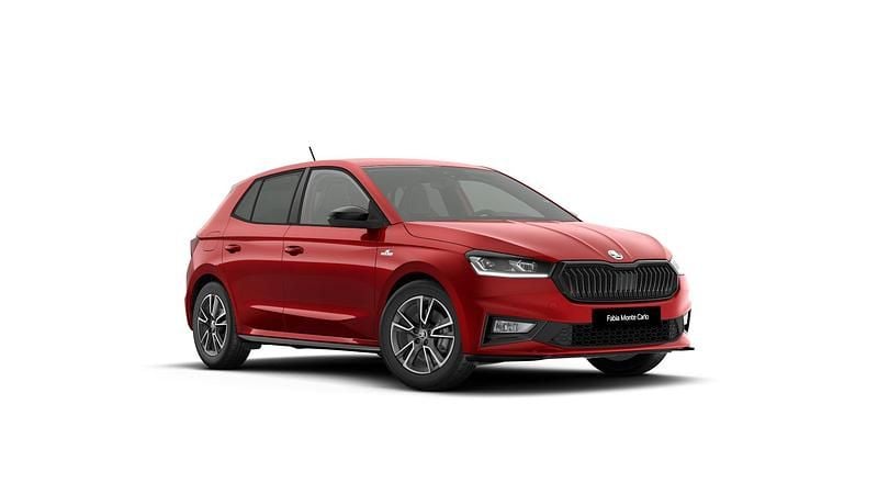 Czerwień velvet metalizowany Nowe 2026 Skoda Fabia Monte Carlo Hatchback | 117 650 zł - Obraz 1/4