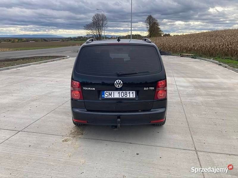 Używany VW Touran 2007 Czarny Minivan