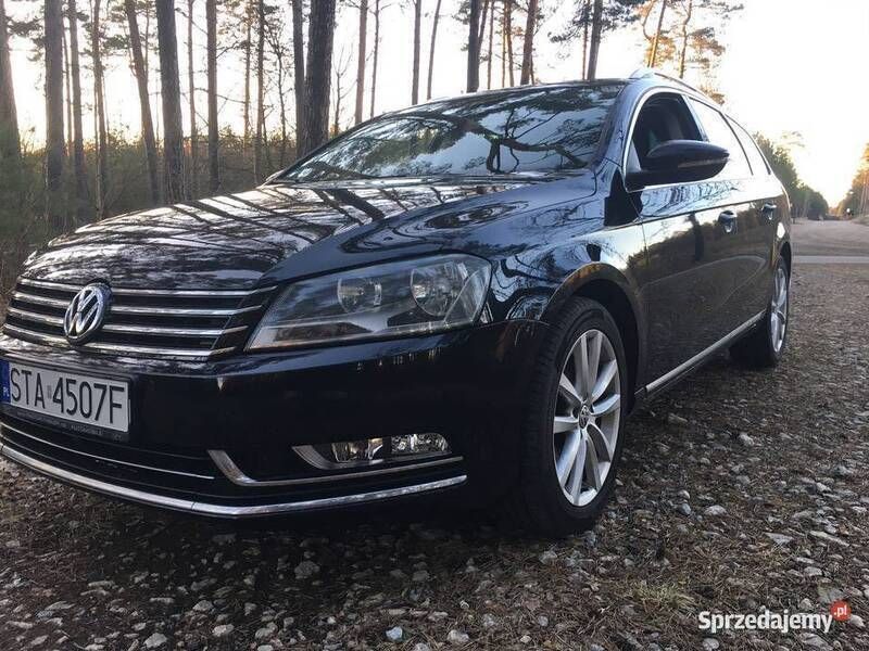 Używany VW Passat Highline 2012 Czarny Sedan/Limuzyna