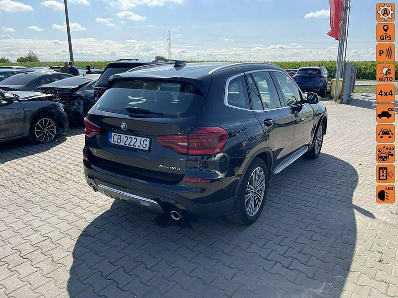 Czarny Używany 2018 BMW X3 Luxury Line SUV | 49 900 zł - Obraz 1/4