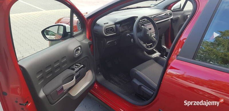 Czerwony Używany 2022 Citroën C3 Hatchback | 66 900 zł (Drogi) - Obraz 1/3