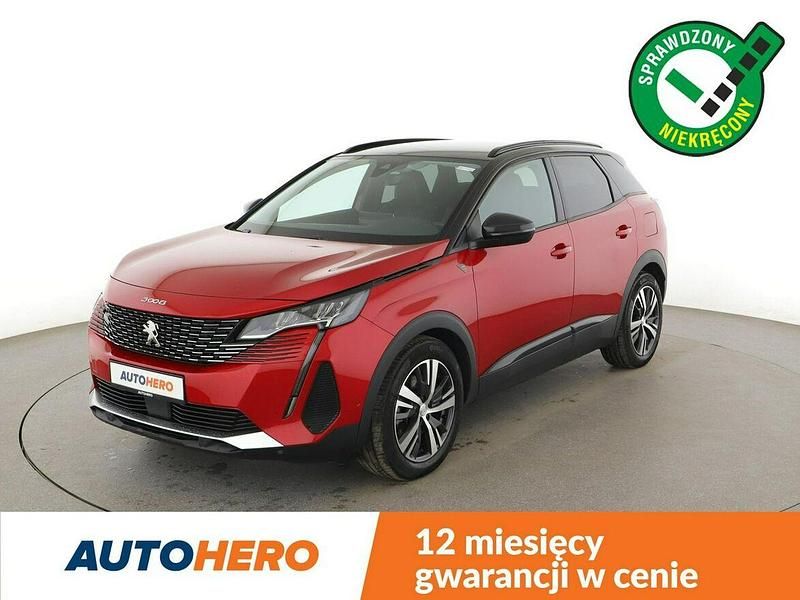 Czerwony Używany 2021 Peugeot 3008 SUV | 101 700 zł (Uczciwa cena) - Obraz 1/3