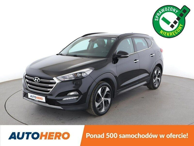 Czarny Używany 2016 Hyundai Tucson SUV | 69 400 zł (Uczciwa cena) - Obraz 1/3