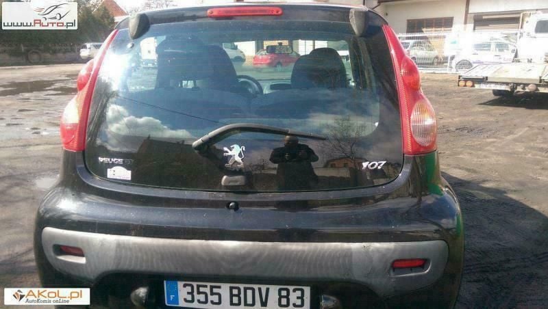 Używany Peugeot 107 68 KM (50 kW) 2006 Czarny (metalik) Hatchback