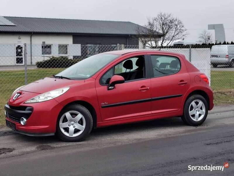 Wiśniowy Używany 2008 Peugeot 207 Hatchback | 13 900 zł (Drogi) - Obraz 1/4