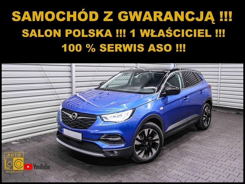 Niebieski (metalik) Używany 2020 Opel Grandland X SUV | 48 780 zł (Super Cena) - Obraz 1/4