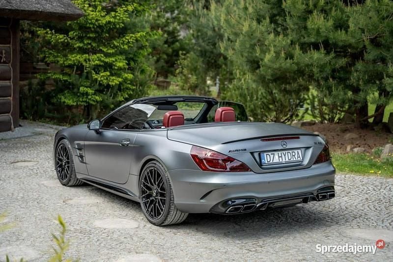Szary Używany 2018 Mercedes SL63 AMG AMG Kabriolet | 529 777 zł - Obraz 1/4