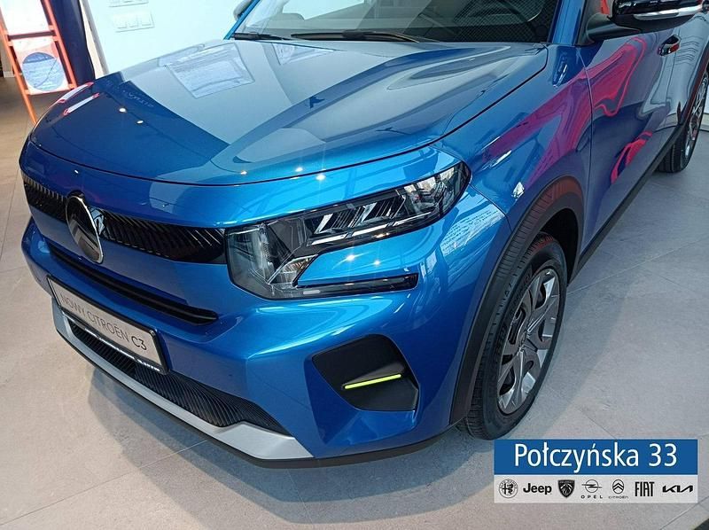 Nowe Citroën C3 110 KM (80 kW) 2025 Niebieski (metalik) Hatchback