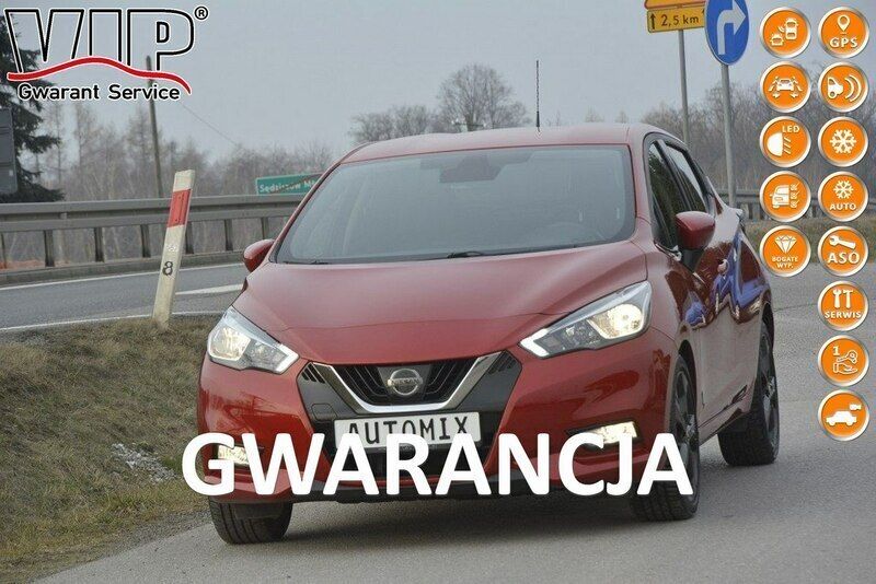 Czerwony Używany 2018 Nissan Micra 360º Hatchback | 42 300 zł (Uczciwa cena) - Obraz 1/4