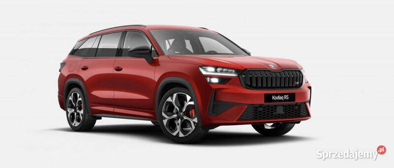 Czerwony Nowe 2025 Skoda Kodiaq RS SUV | 203 848 zł (Uczciwa cena) - Obraz 1/4