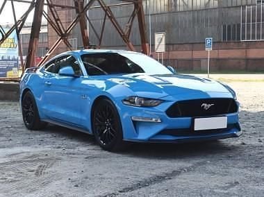 Niebieski Używany 2023 Ford Mustang Coupe | 198 500 zł (Dobra cena) - Obraz 1/4