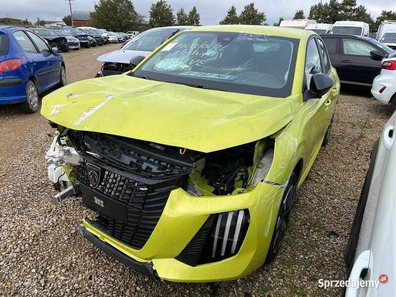 Żółty Nowe 2024 Peugeot e-208 Hatchback | 52 500 zł - Obraz 1/4