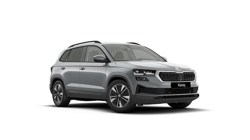 Srebrny smokey diamond metalizowany Nowe 2026 Skoda Karoq Drive SUV | 160 450 zł (Dobra cena) - Obraz 1/4