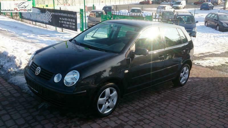 Czarny Używany 2002 VW Polo Hatchback | 12 500 zł (Drogi) - Obraz 1/4