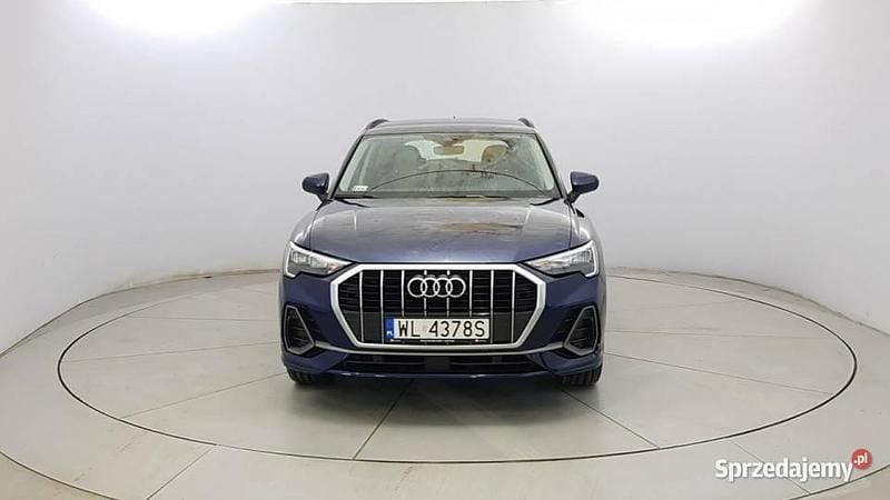 Niebieski Używany 2021 Audi Q3 S-Line SUV | 129 900 zł (Dość drogi) - Obraz 1/4