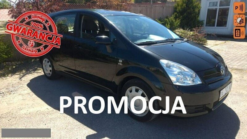 Czarny Używany 2005 Toyota Corolla Verso Comfort Minivan | 10 000 zł - Obraz 1/4