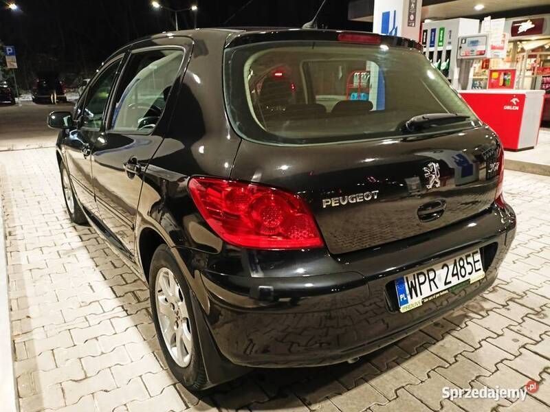 Czarny Używany 2007 Peugeot 307 Hatchback | 10 800 zł (Drogi) - Obraz 1/4