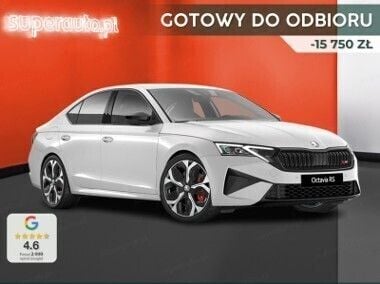 Inny kolor Używany 2024 Skoda Octavia RS Sedan/Limuzyna | 185 950 zł (Uczciwa cena) - Obraz 1/4