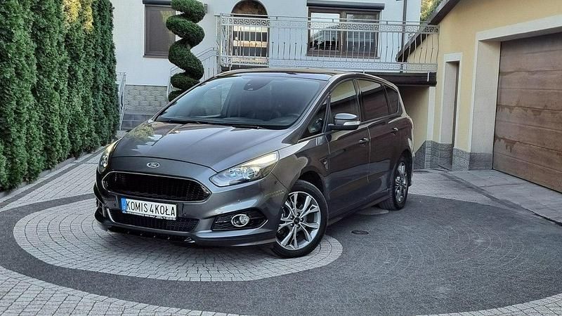 Szary (metalik) Używany 2019 Ford S-MAX S Minivan | 82 900 zł (Drogi) - Obraz 1/4
