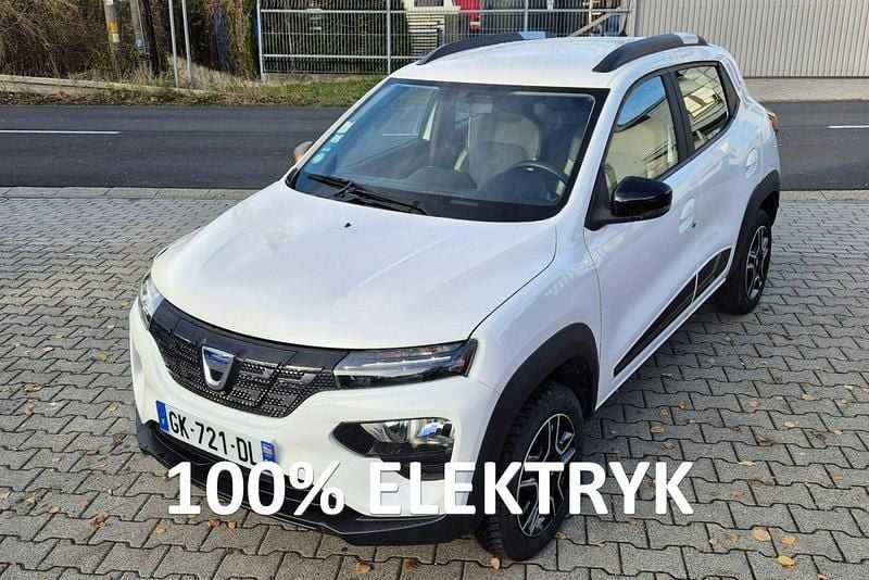 Biały Używany 2022 Dacia Spring Hatchback | 23 999 zł - Obraz 1/4