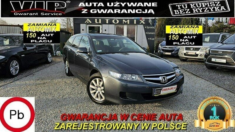 Używany Honda Accord 155 KM (114 kW) 2006 Grafitowy Sedan/Limuzyna